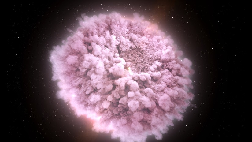 Así colisionan dos estrellas de neutrones