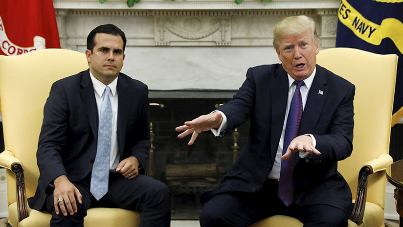 Trump se da un 10 por la respuesta de EE.UU. a los huracanes en Puerto Rico
