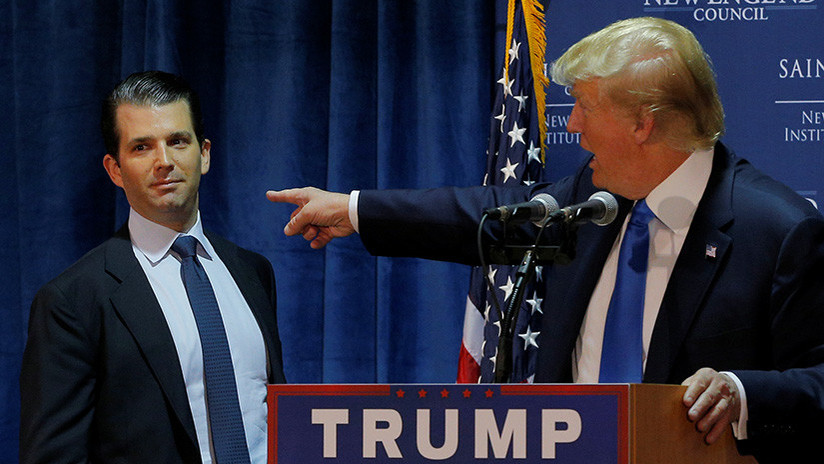 La imagen "más rara" de Trump publicada por su hijo (FOTO, MEMES)