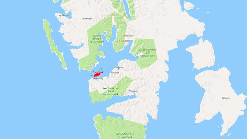 Un helicóptero ruso cae al mar "con ocho personas a bordo" en el Ártico