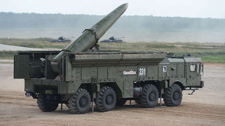 El sistema de misiles balísticos móviles de corto alcance Iskander.