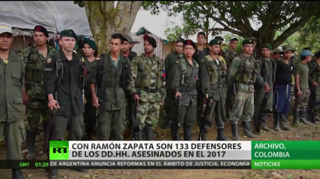 Ascienden a 133 los defensores de DD.HH. asesinados en Colombia en 2017