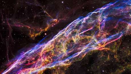 La nebulosa del Velo captada por el telescopio especial Hubble 