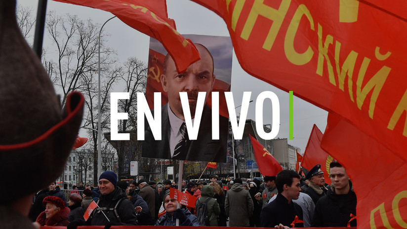 EN VIVO: Los comunistas rusos celebran masivamente el centenario de la Revolución de Octubre
