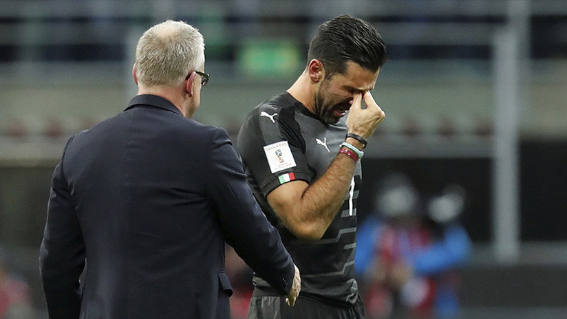 VIDEO: Las lágrimas de Gianluigi Buffon luego de que Italia se quedara afuera del Mundial 2018