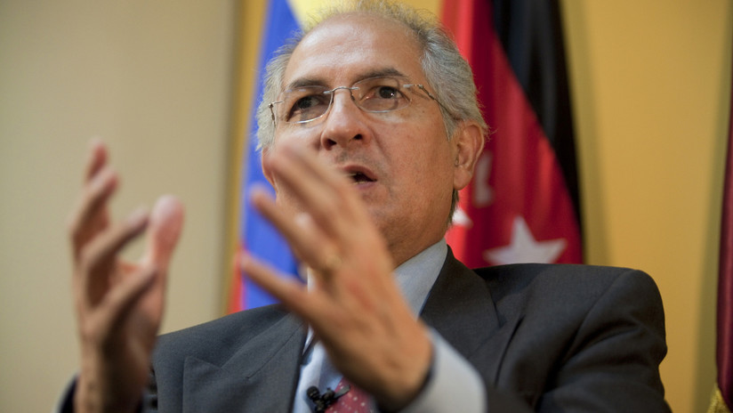 El político opositor en arresto domiciliario Antonio Ledezma se fuga de Venezuela