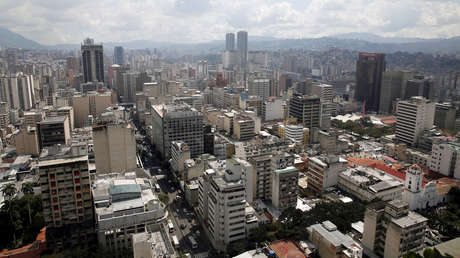  Panorámica vista general de Caracas, Venezuela

