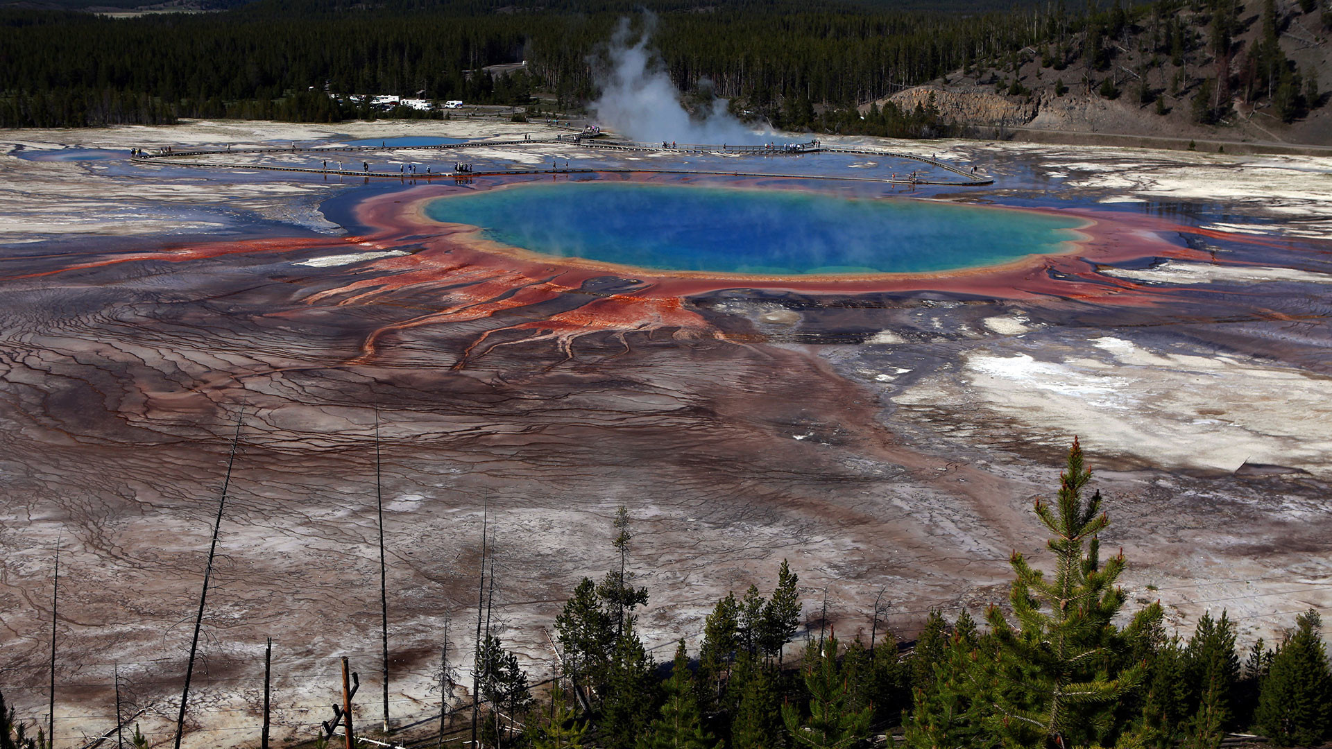 fuente prismatica yellowstone