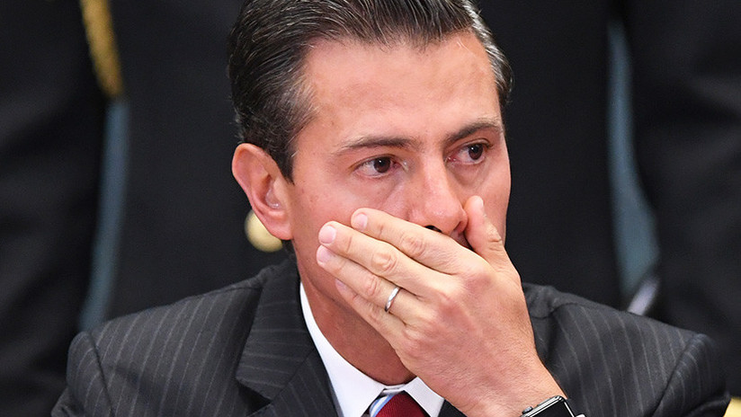 Peña Nieto y otros funcionarios mexicanos sufren una fuerte irritación en los ojos