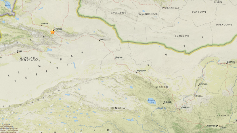 Un sismo de 5,1 sacude la parte noroccidental de China