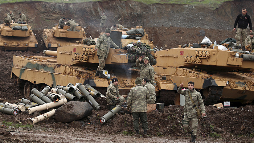 Turquía ataca con 27 aviones decenas de objetivos en Afrín