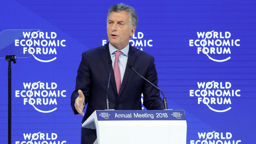 Mauricio Macri en Davos: "En Sudamérica todos somos descendientes de europeos"