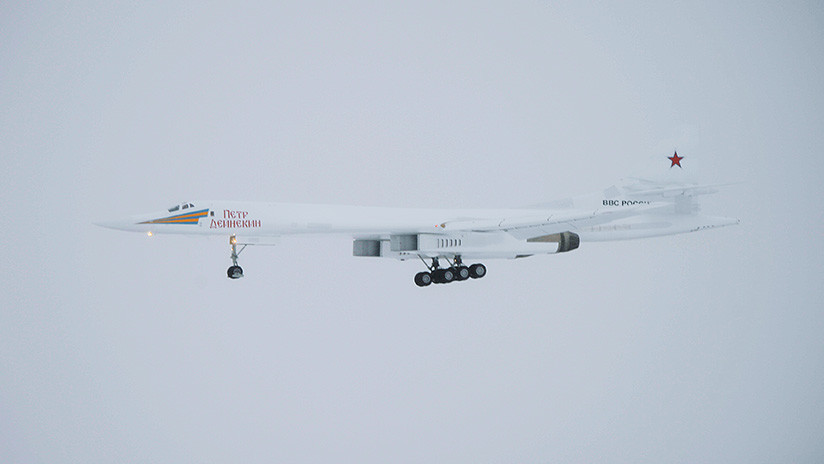 VIDEO: El bombardero estratégico modernizado Tu-160 realiza un vuelo de prueba