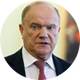 El líder el Partido Comunista de Rusia, Guennadi Ziugánov