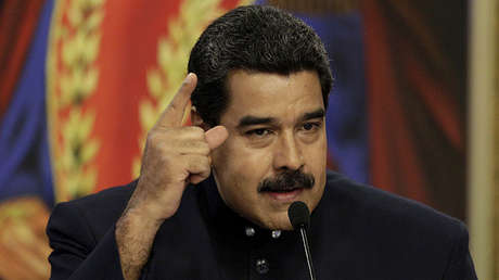 El presidente de Venezuela, Nicolás Maduro, durante una conferencia de prensa en el Palacio de Miraflores en Caracas, el 22 de agosto de 2017.