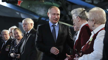 Putin: "Nuestra memoria es la advertencia contra esfuerzos de dominación mundial"