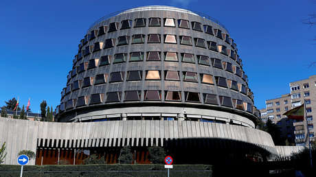 Sede del Tribunal Constitucional de España en Madrid. 27 de enero de 2018.