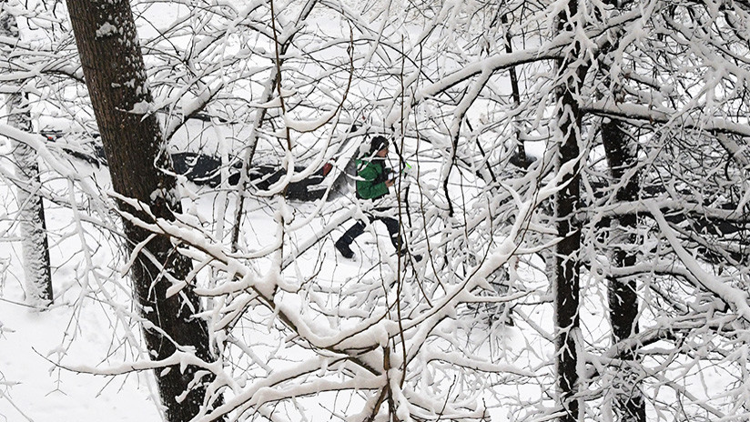 Un muerto y cuatro heridos en Moscú a causa de una fuerte nevada