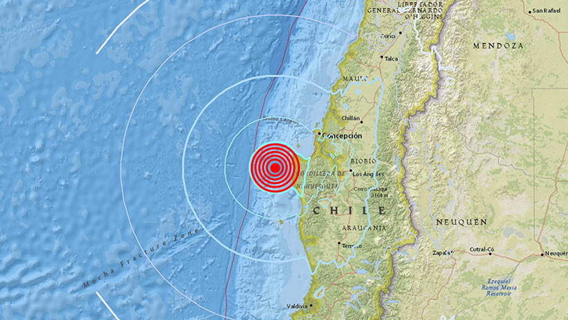 Un terremoto de magnitud 5,6 se registra en la costa de Chile
