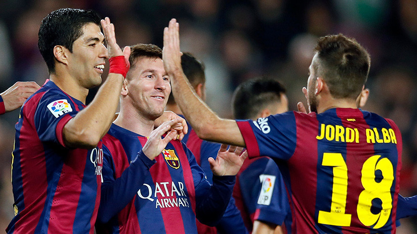 Un GIF de Lionel Messi, Luis Suárez y Jordi Alba se hace viral y desata un debate sociocultural