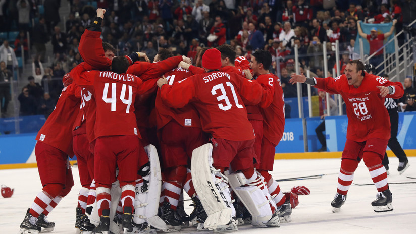 El equipo ruso de hockey sobre hielo gana medalla de oro en los JJ.OO.