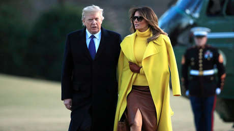 El "video más incómodo" de Trump y su esposa llena las redes de bromas