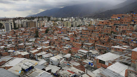 Vista general del sector de Petare en Caracas, Venezuela, 22 de febrero de 2018.