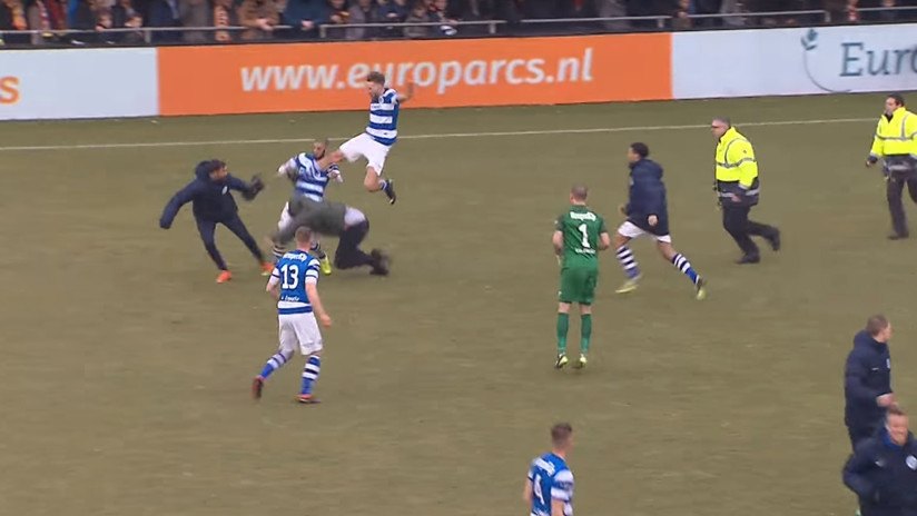 VIDEO: Un equipo pierde por goleada y sus hinchas agreden a los rivales