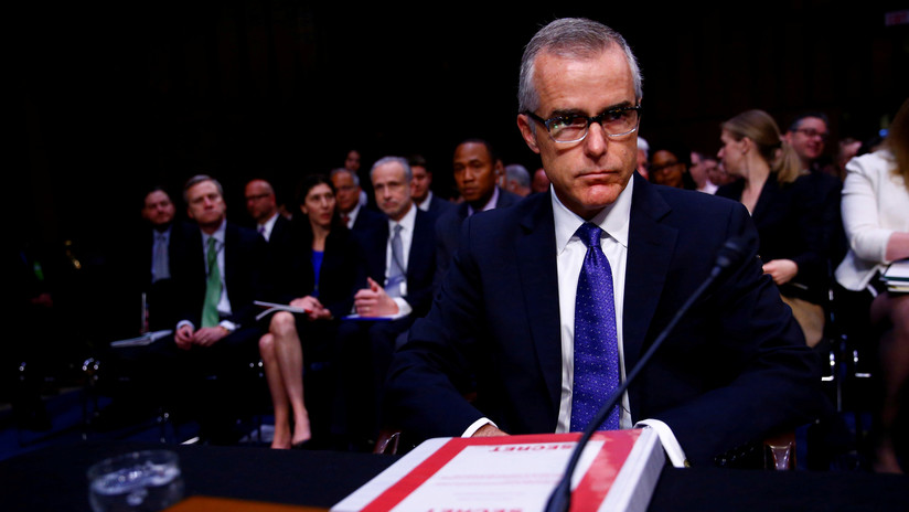 El fiscal general de EE.UU. despide del FBI al exsubdirector Andrew McCabe