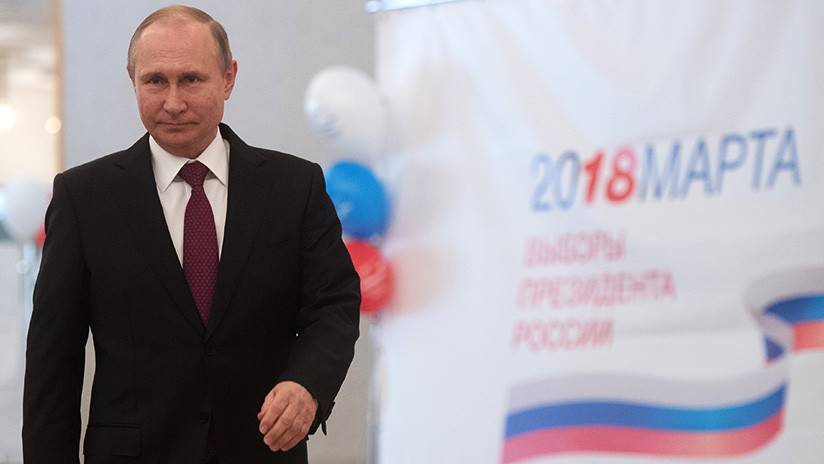Resultados oficiales: Putin lidera en las elecciones en Rusia
