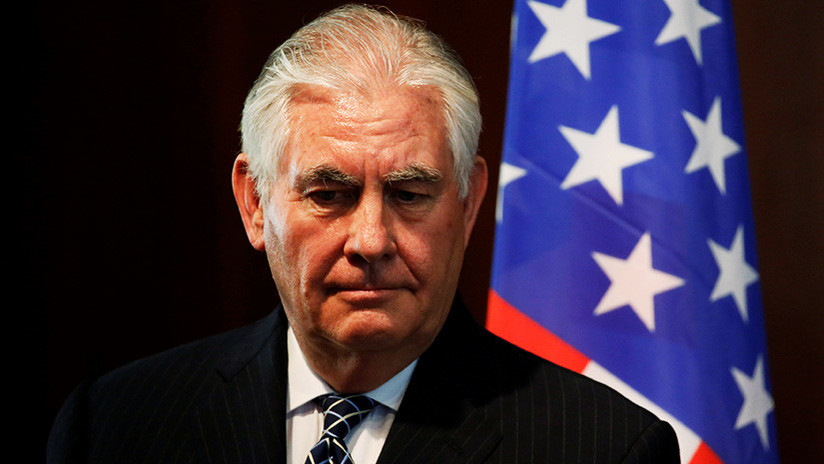 'Borran' a Rex Tillerson del sitio web del Departamento de Estado de EE.UU.