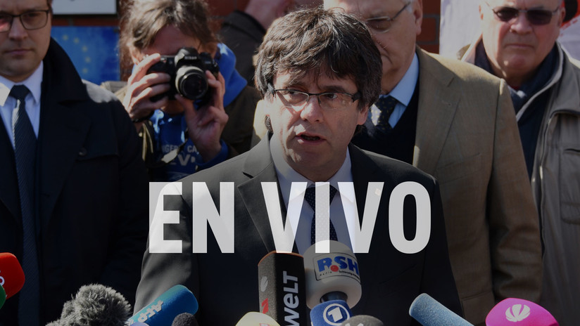 EN VIVO: Puigdemont se dirige a los medios tras salir de prisión