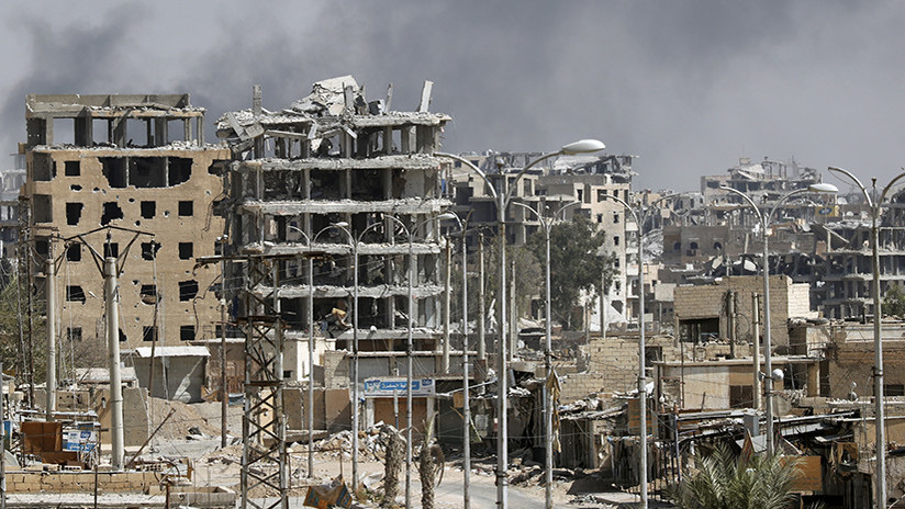 Revelan fotos de los barrios de Raqa destruidos por las bombardeos de la coalición de EE.UU.