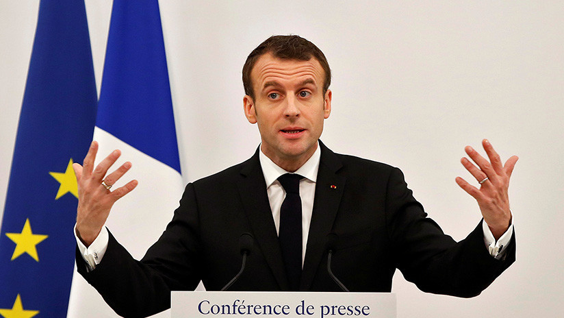 Macron asegura tener "pruebas" de que Al Assad estuvo detrás del supuesto ataque químico en Duma