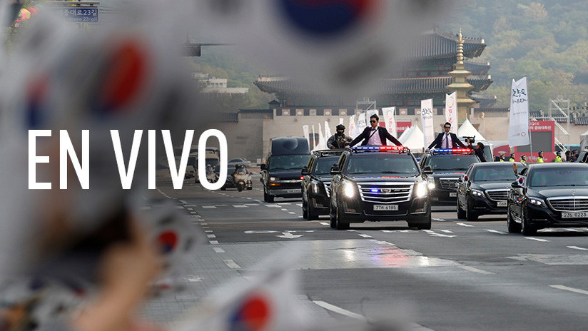 EN VIVO: El presidente surcoreano llega al punto de encuentro con Kim Jong-un