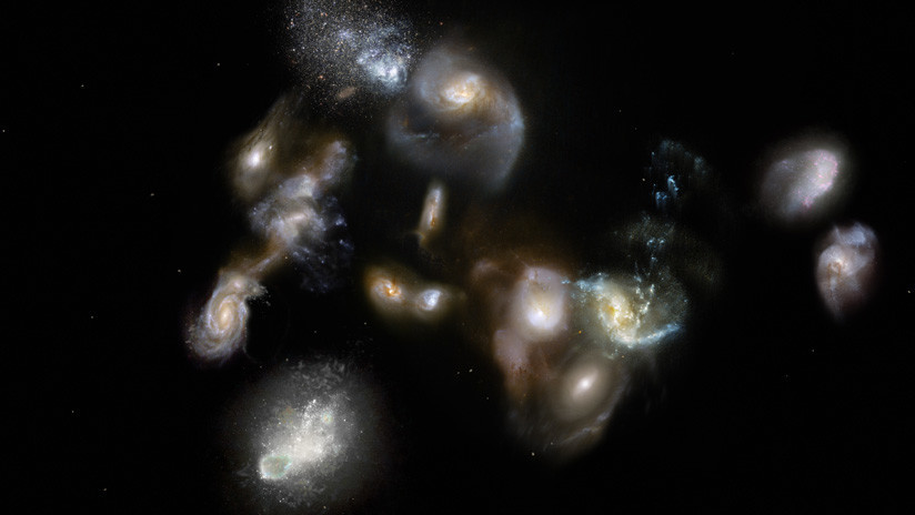 Descubren en el momento de su formación la estructura más grande de nuestro Universo