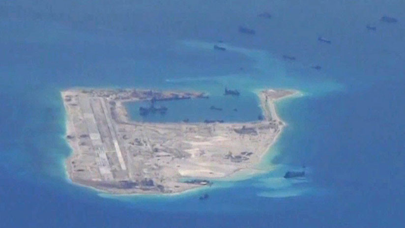 China instala armamento antibuques y misiles tierra-aire en las islas Spratly