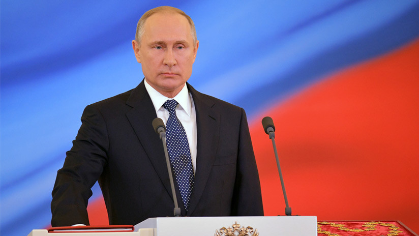 VIDEO: Vladímir Putin jura el cargo como presidente de Rusia