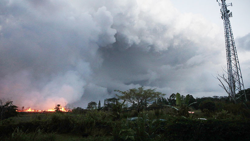 Hawái: Nueva gran erupción de cenizas en el volcán Kilauea