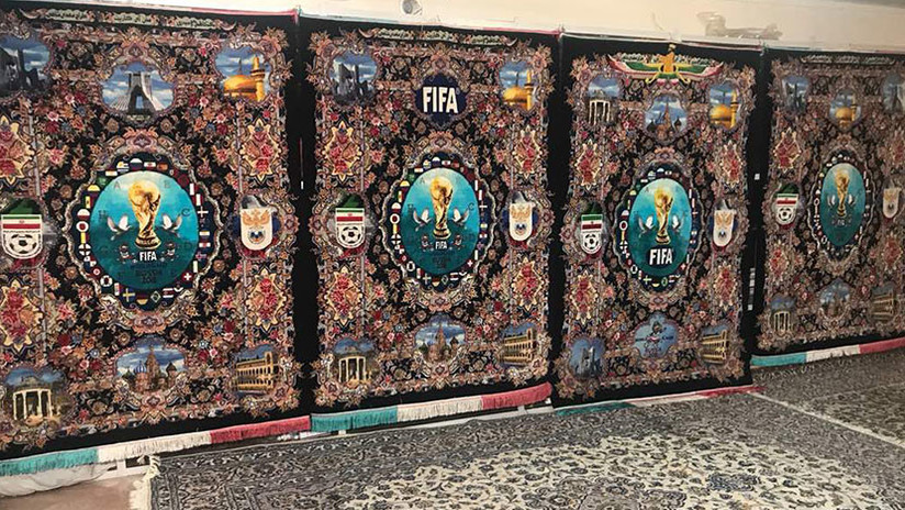 VIDEO: En Irán inmortalizan el Mundial de Rusia 2018 con las famosas alfombras persas