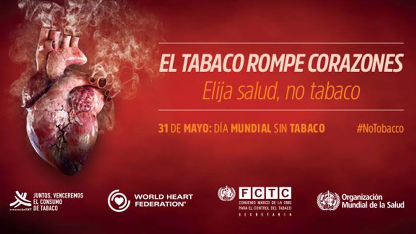 La OMS celebra el Día Mundial Sin Tabaco con una impactante infografía