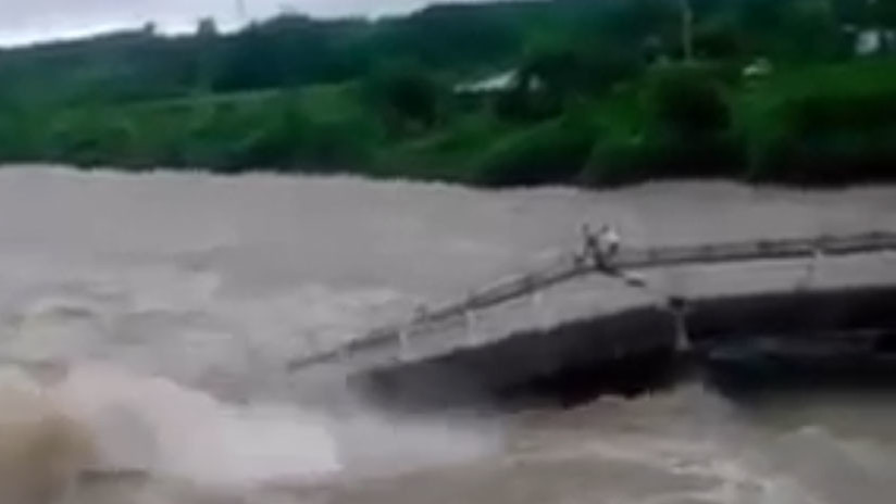 VIDEO: Graban el impresionante derrumbe de un puente en Cuba