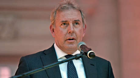 El embajador británico Kim Darroch en Washington, DC. el 28 de abril de 2017.