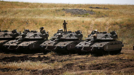VIDEO: Tropas de Israel esperan en los Altos del Golán preparadas para la acción