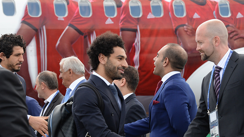 'Los faraones' de Egipto hacen su llegada a Rusia para disputar el Mundial