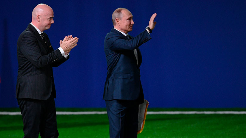 Putin y Gianni Infantino inauguran la Copa del Mundo 2018