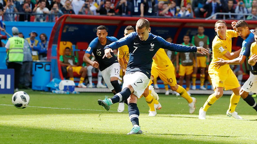 Primer partido del Grupo C: Francia supera a Australia por 2-1