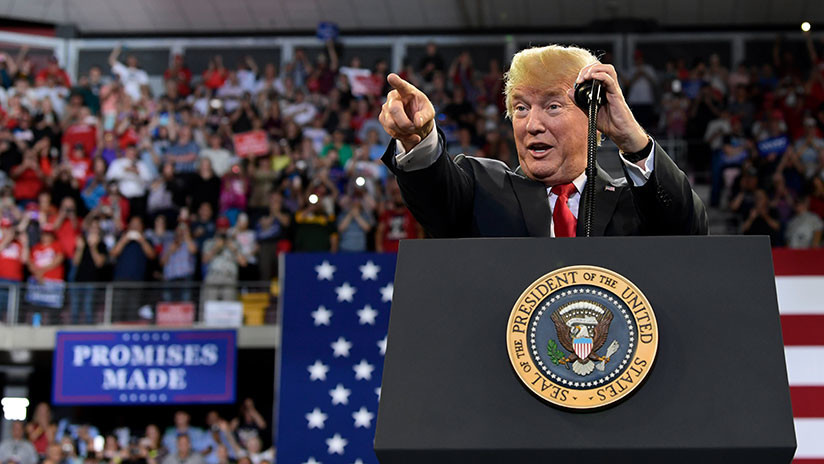 ¿Era un hombre o una mujer?: Trump se burla de un manifestante durante un evento público (VIDEO)