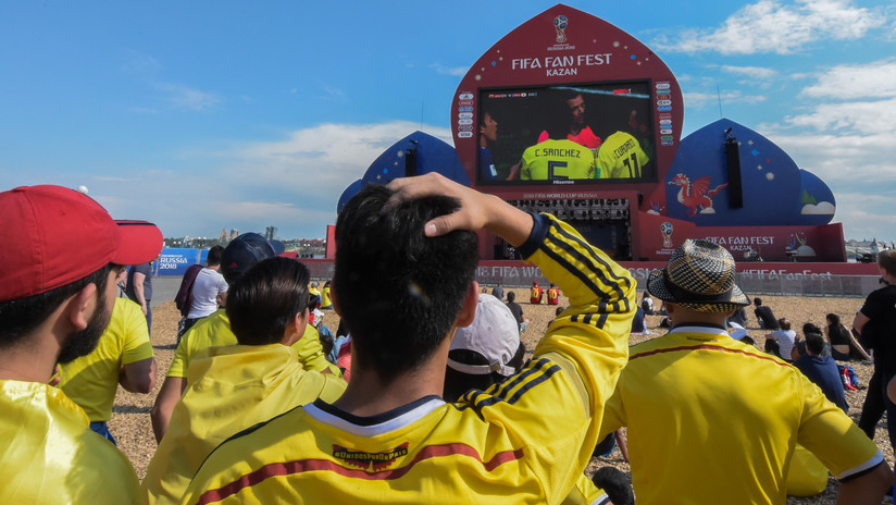 VIDEO: Hinchas colombianos salvan la vida a un ruso que se estaba ahogando en un río en Kazán