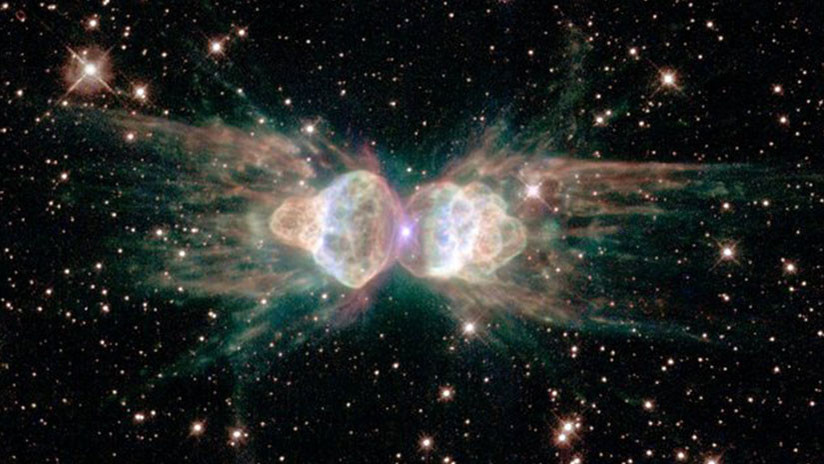Descubren una extraña nebulosa que 'dispara' láseres